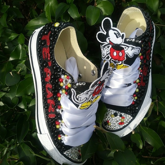 mickey mouse converse shoes
